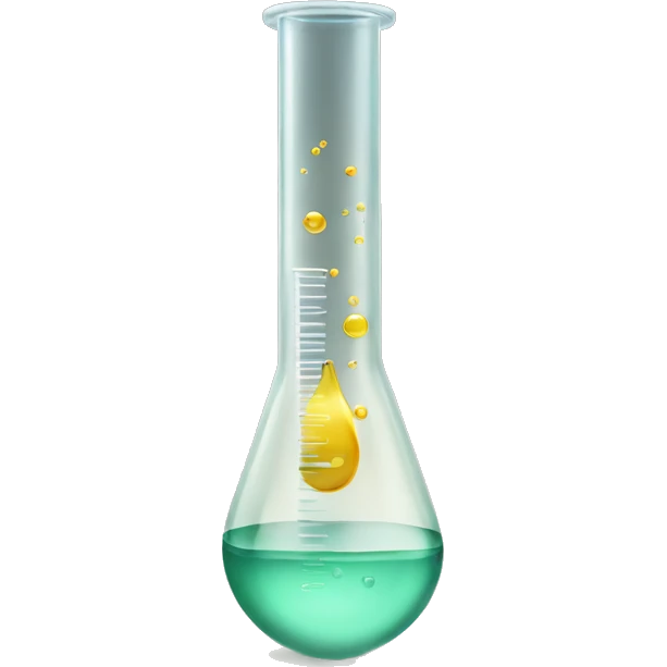 light crude oil in a test tube emoji