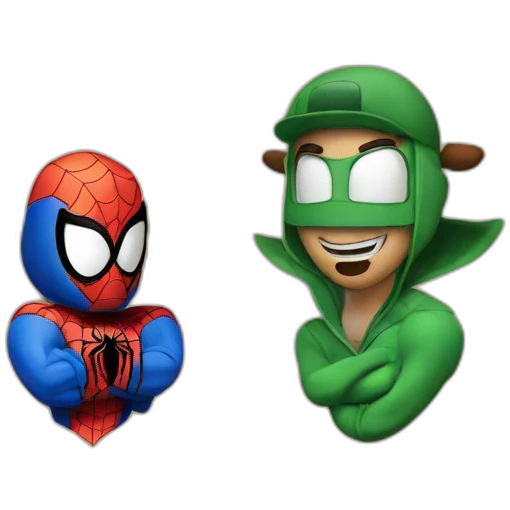 Spider-Man et Luigi emoji
