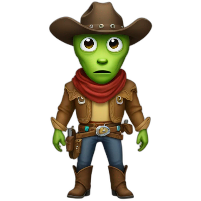 cowboy alien emoji