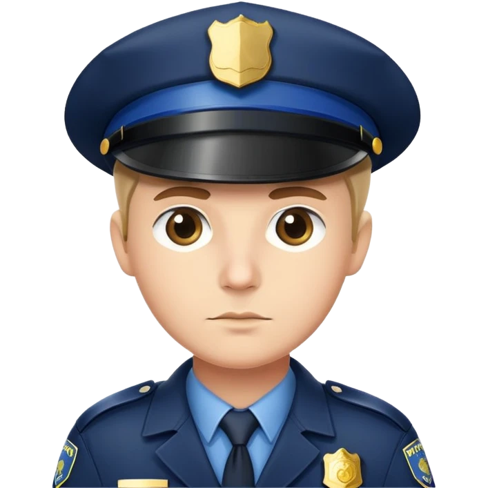 Detective with a police cap emoji