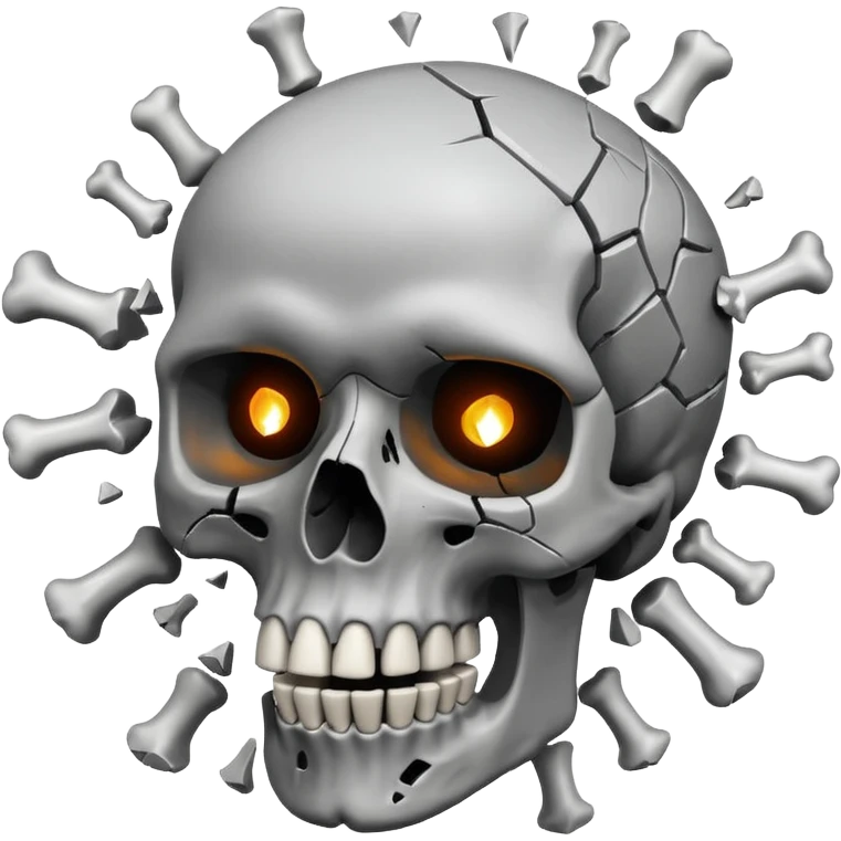 Exploding skull emoji