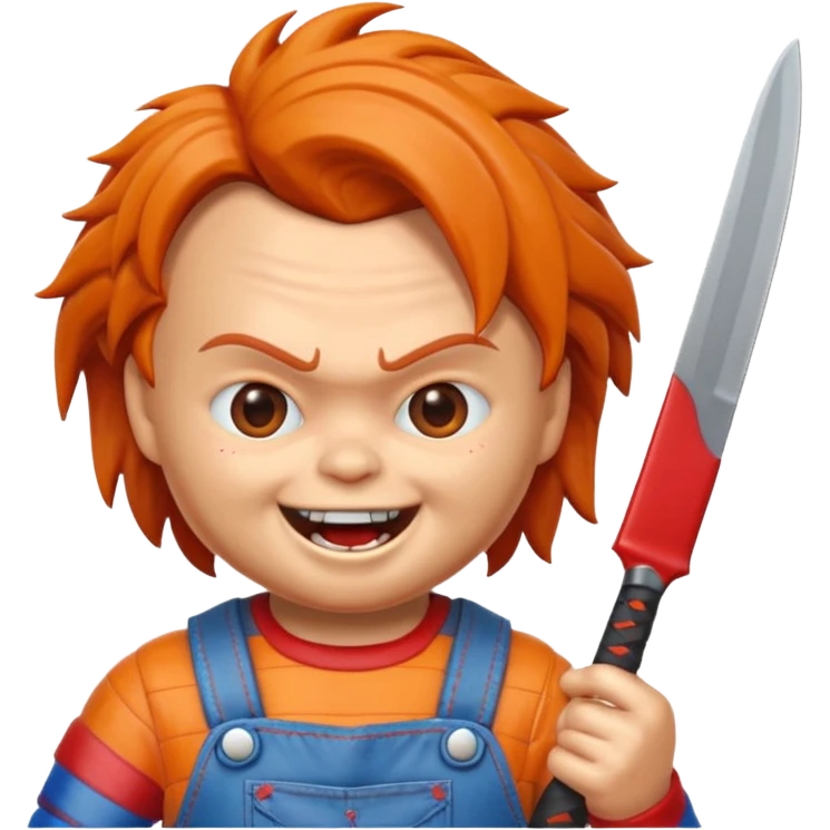 Un emojin de chuky emoji