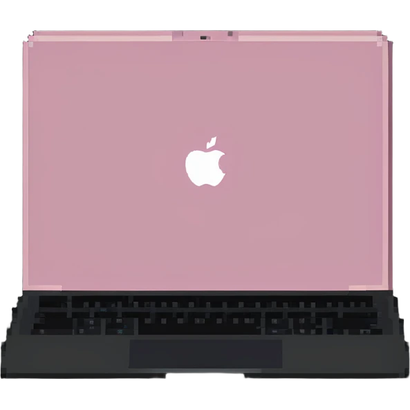 pink MacBook laptop emoji