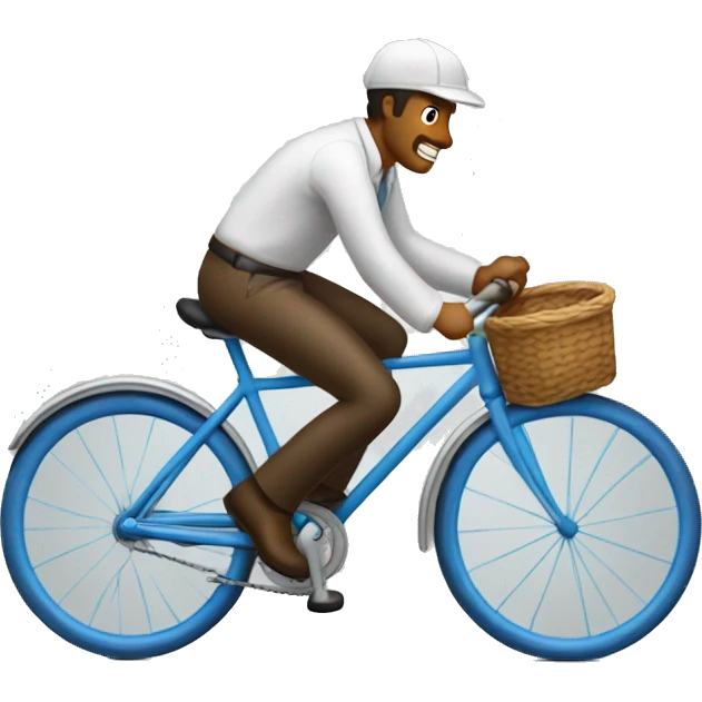 Un caballo montando un bicicleta  emoji