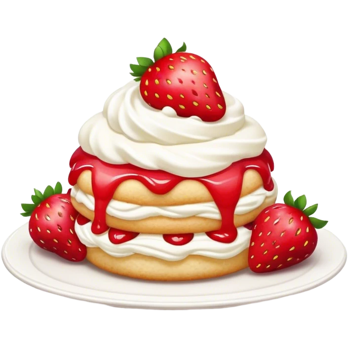 Strawberry shortcake  emoji