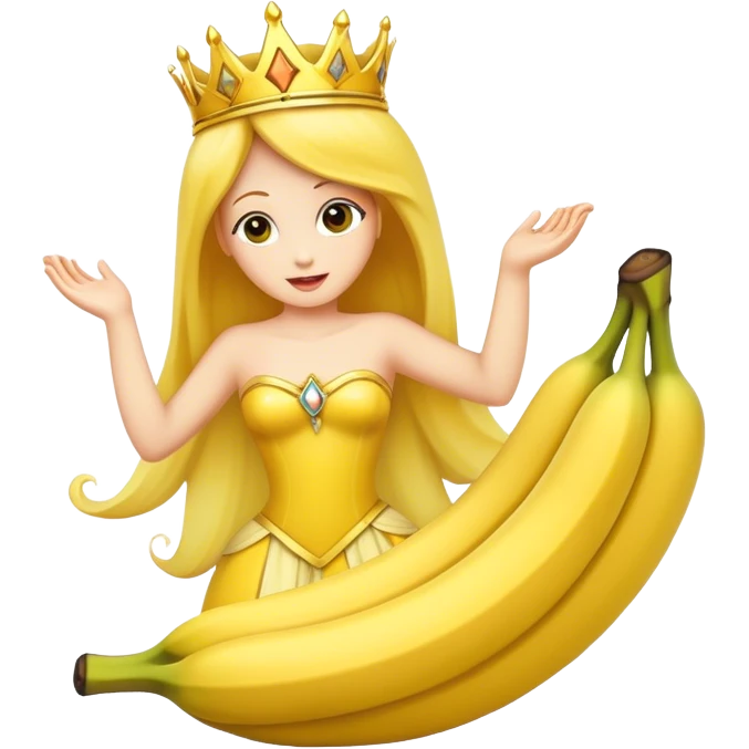 banana princess emoji