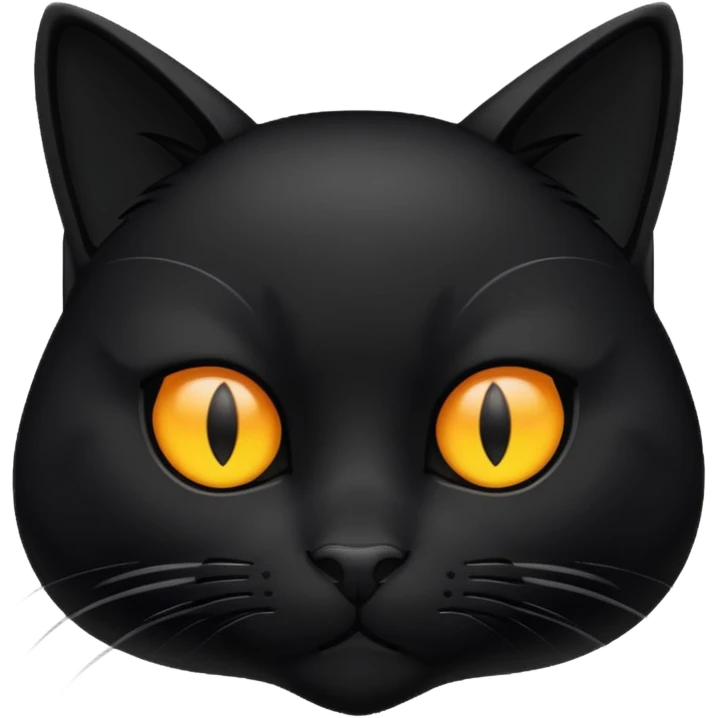 Give me a black cat hacking  emoji