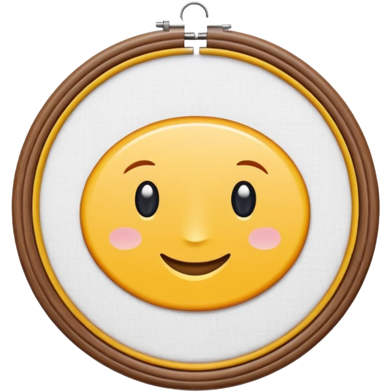 embroidery hoop emoji