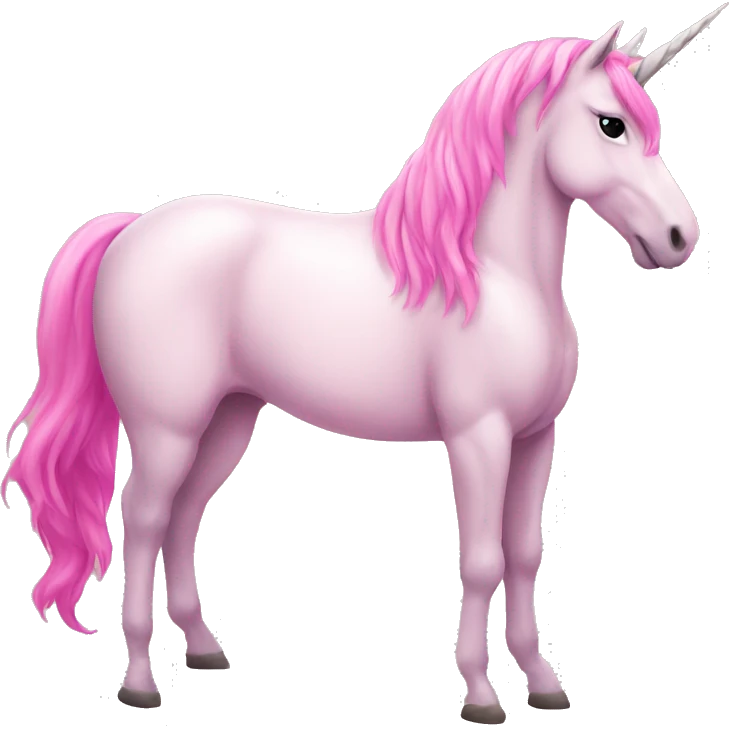 Unicorn pink  emoji