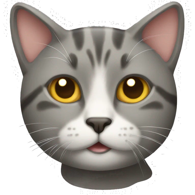 Cat need food and love emoji