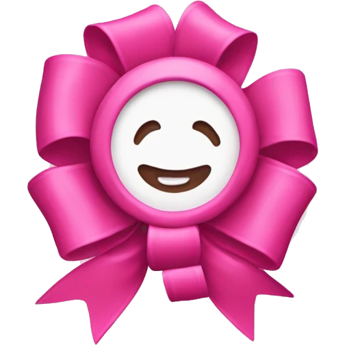 Pinke schleife emoji