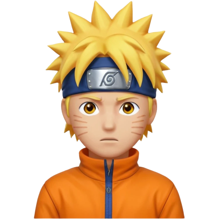 Naruto with Aura Laranja emoji