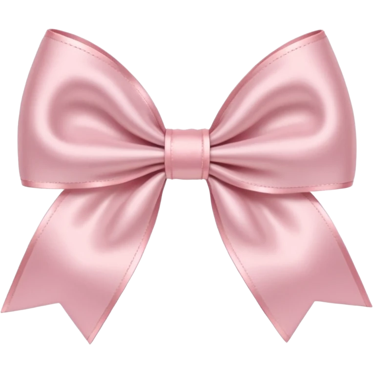 light pink bow on light pink bow emoji