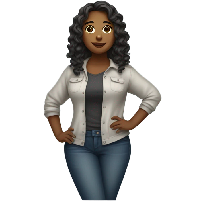 fat girl emoji