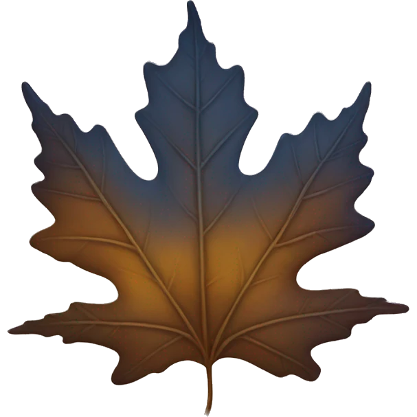 Fall leaf emoji