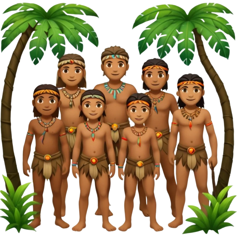 Jungle people emoji