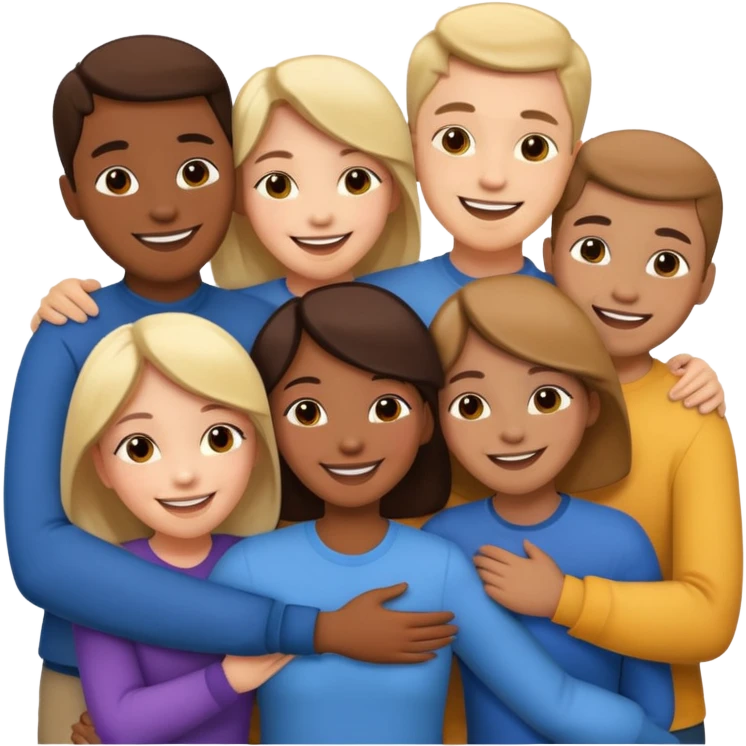 People Hugging emoji