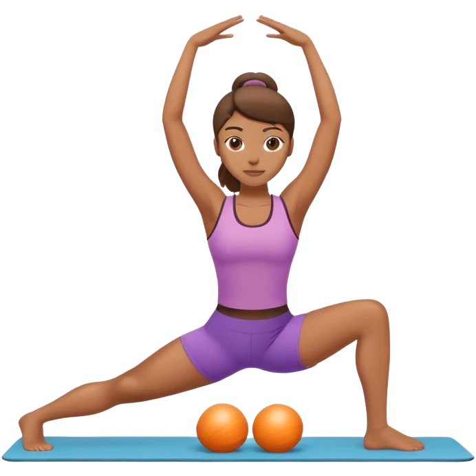 Pilates girl emoji