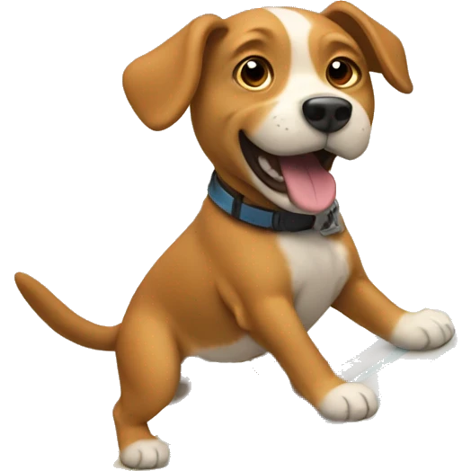 Dog surfing  emoji