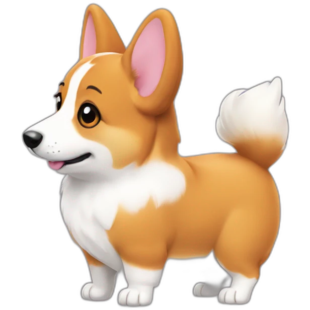 Corgi butt emoji