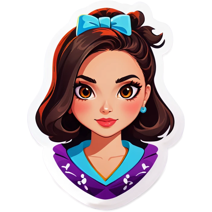 Mujer stickers  emoji