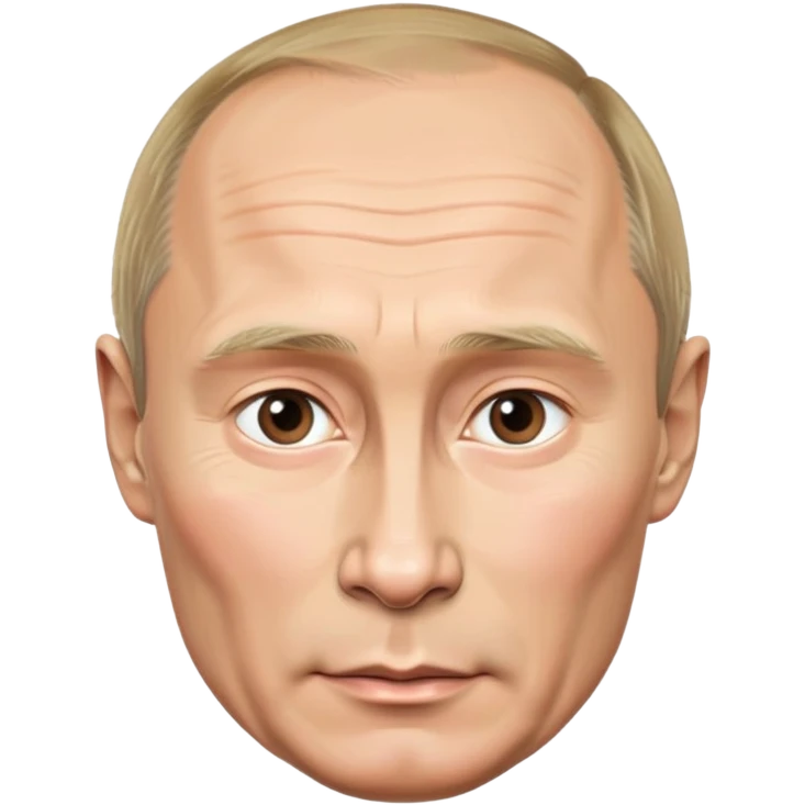 Vladimir Putin portrait emoji