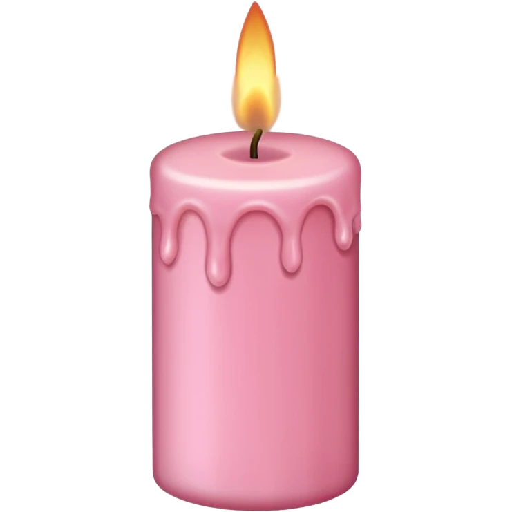 make a candle in girly with light pink tones. emoji