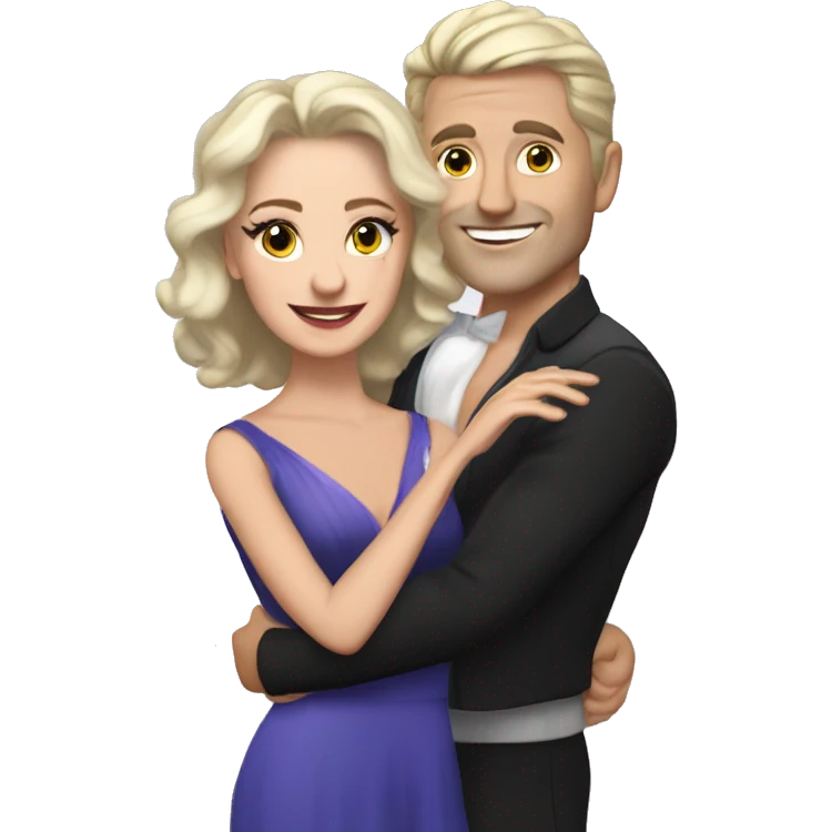 Ilona Maher and Alan on DWTs emoji