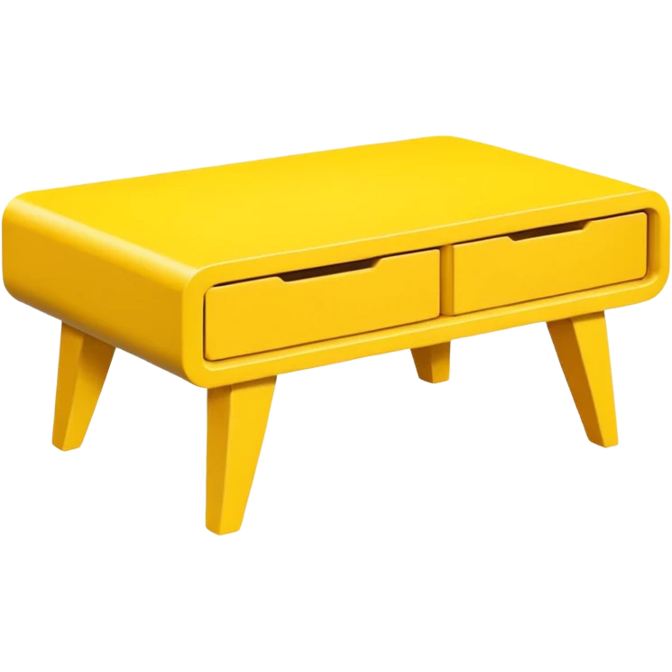 yellow coffe table
 emoji