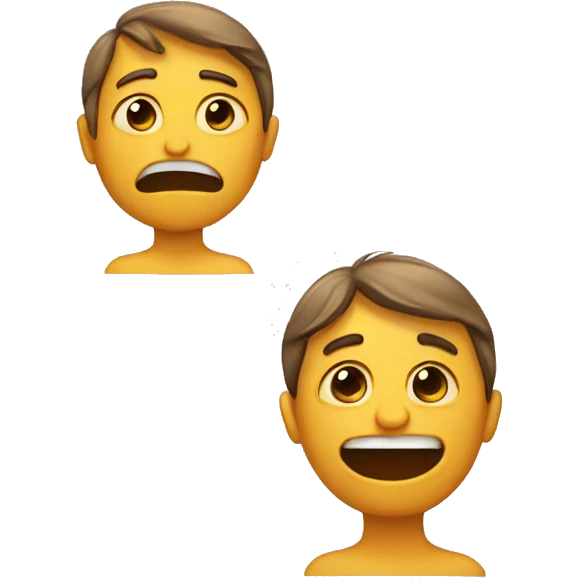 Happy and sad emoji