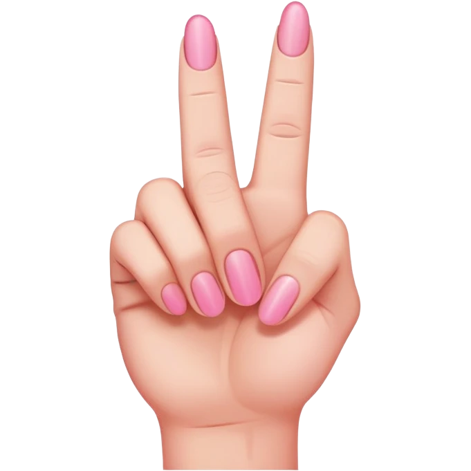 Pink middle finger  emoji