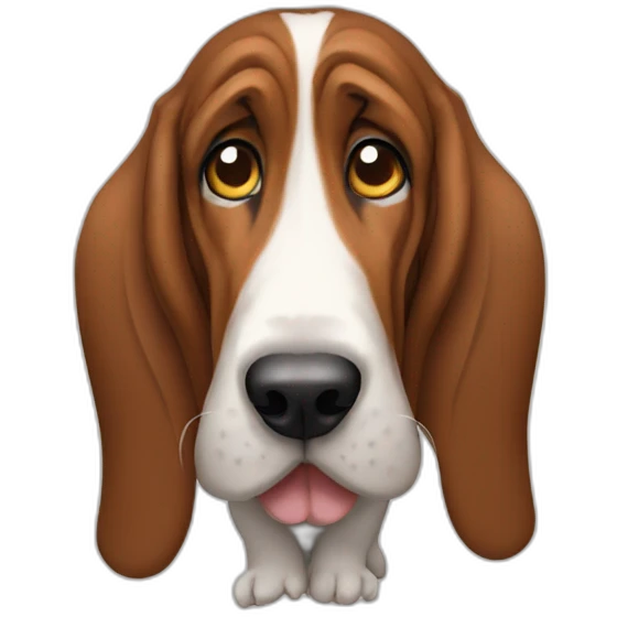 basset houd emoji