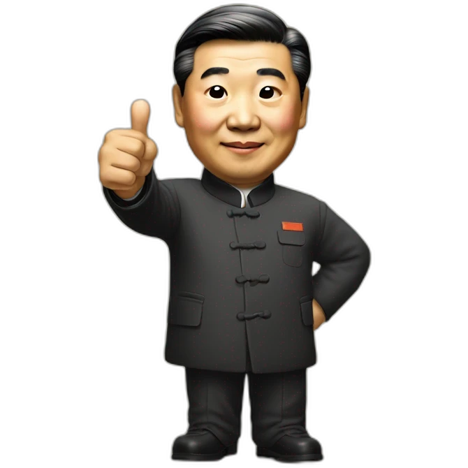 Xijinping thumb up emoji