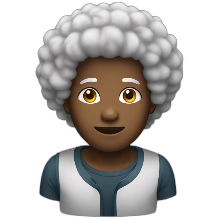 Afro emoji