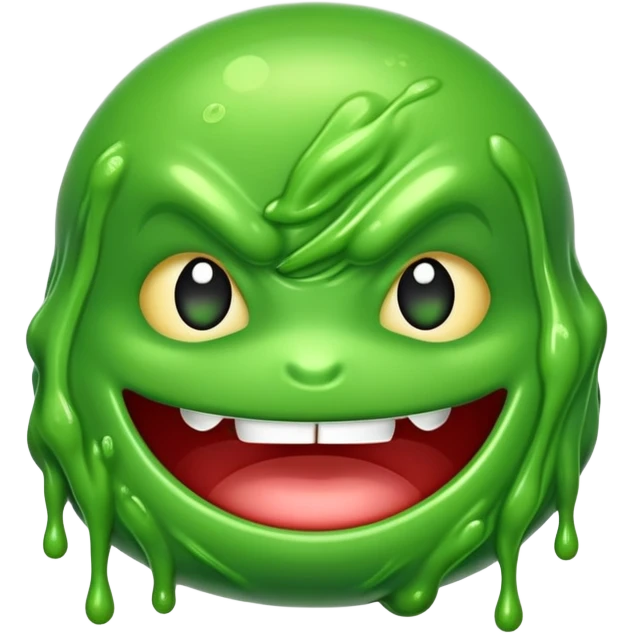 Green slime gang ninja  emoji
