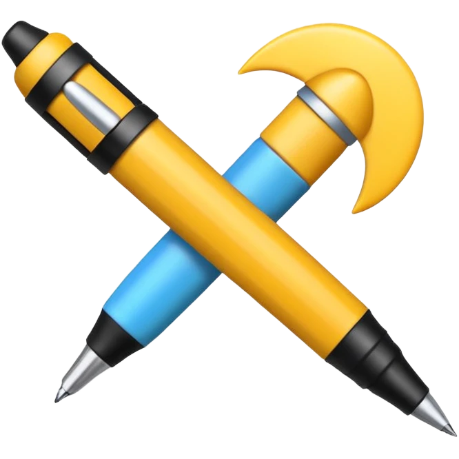 Only Pen Spinner emoji emoji