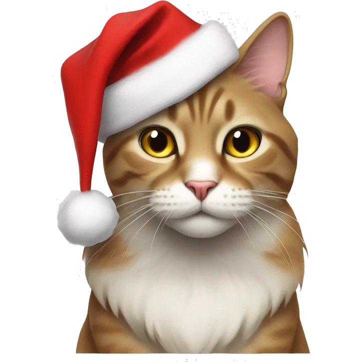 Cat as Santa  emoji