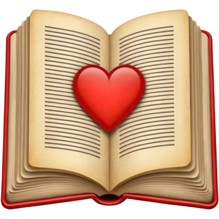 open book with completely red pages emoji