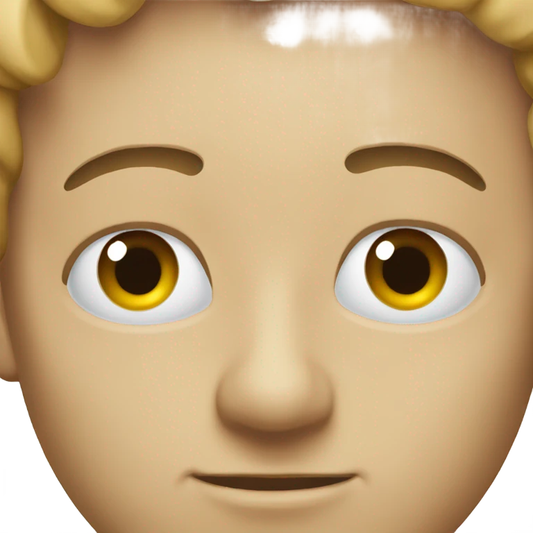 Face where one eye is bigger than the other emoji