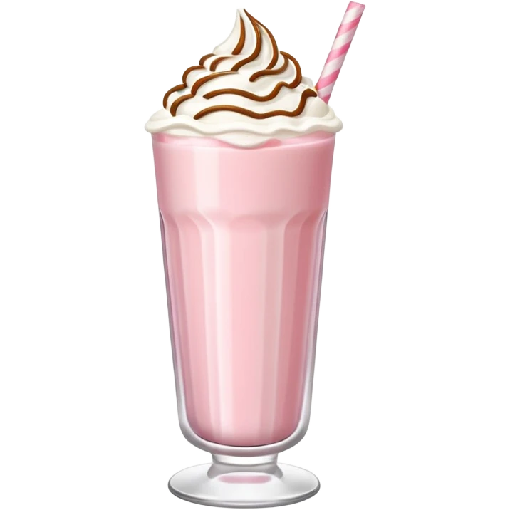 BATOM DE MILKSHAKE DE MORANGO emoji