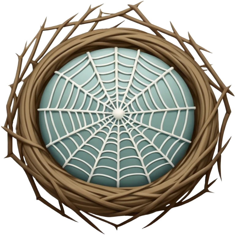 spiderweb nest emoji