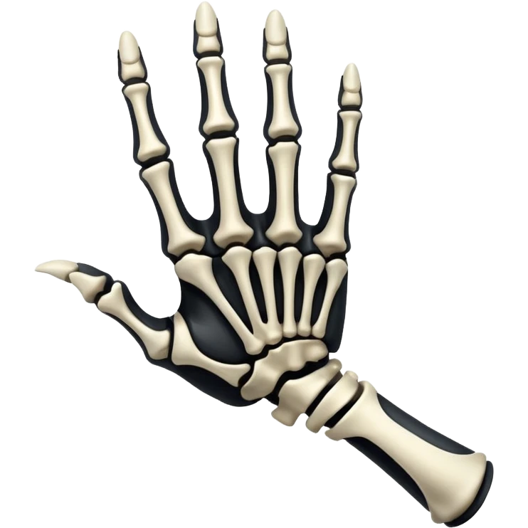 ((Skeleton hand ))pointing to the right emoji