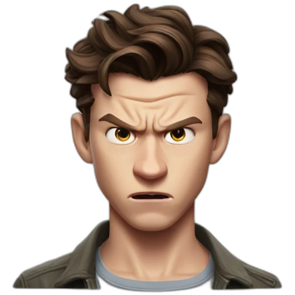 Tom holland angry emoji