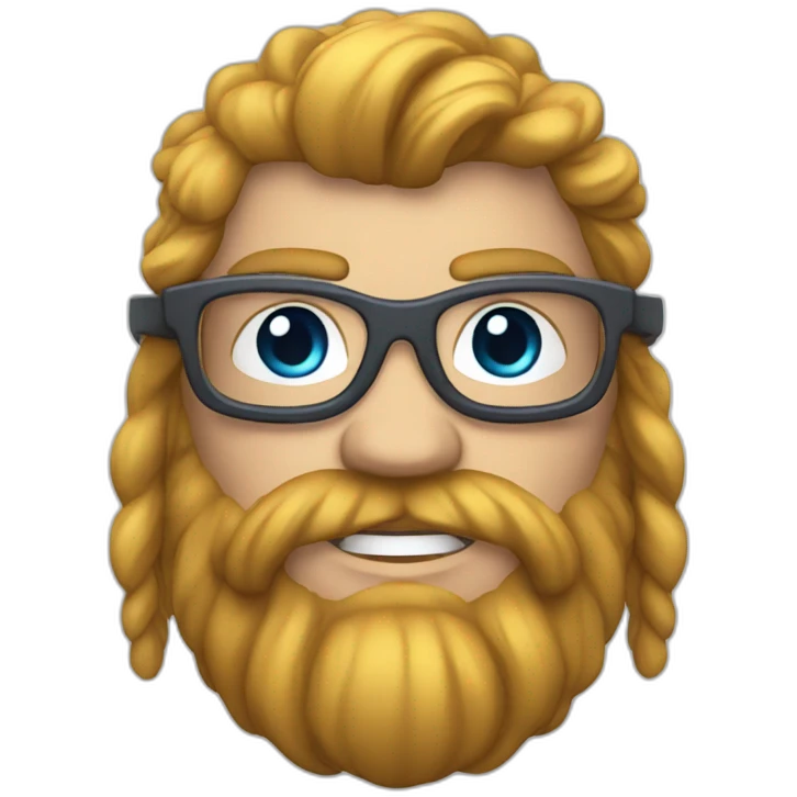 nerdy gay viking emoji