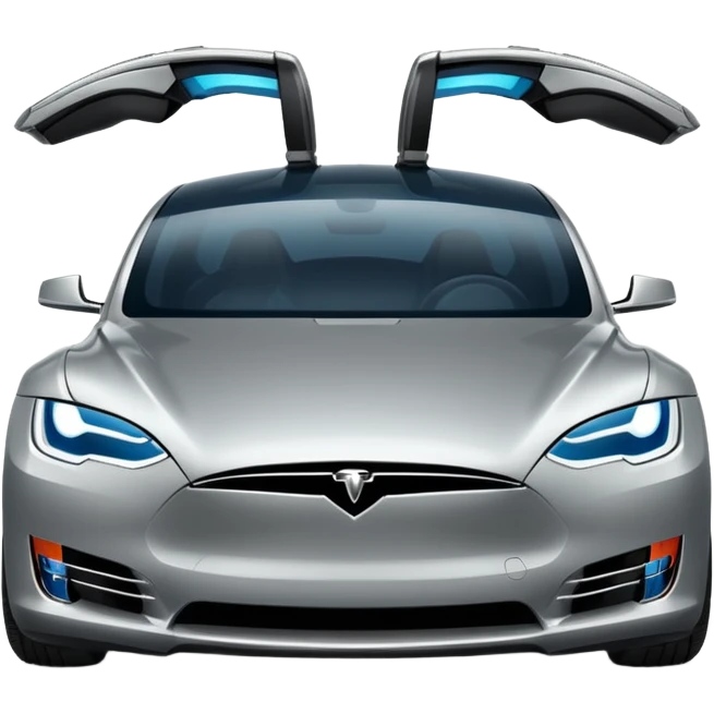 Tesla transforming emoji