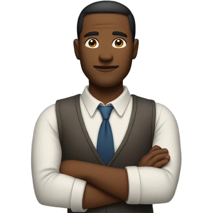 men with arms crossed emoji