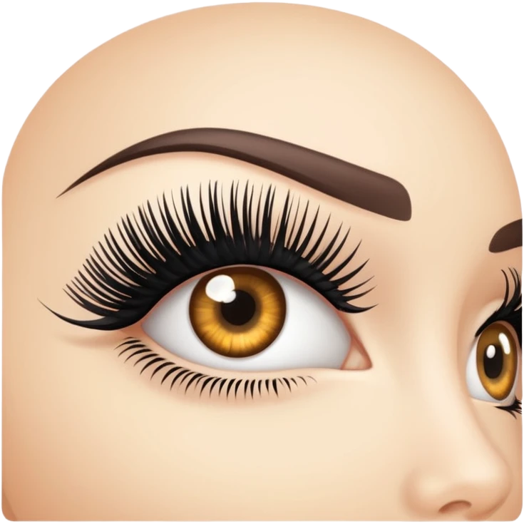 Extensão de cílios  emoji