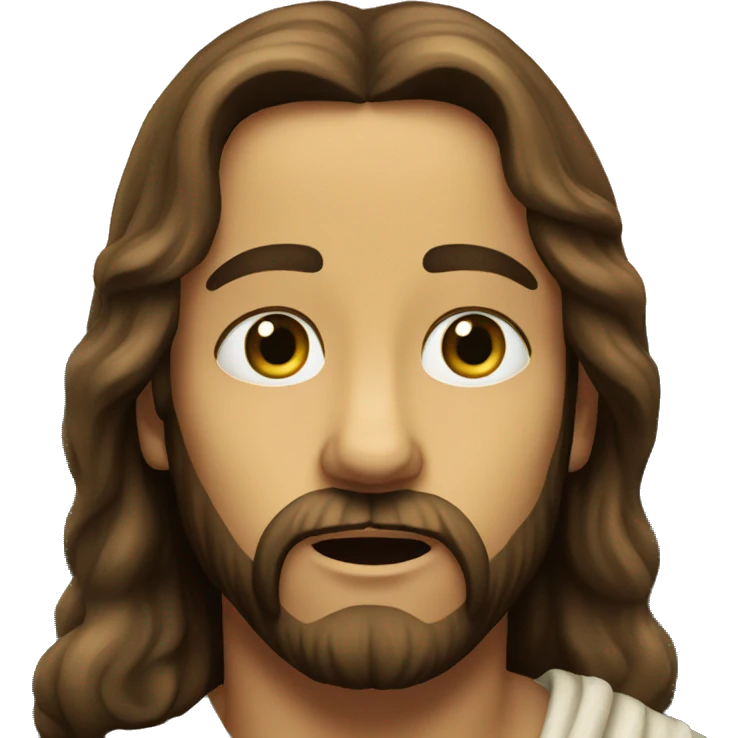 Jesus cry emoji