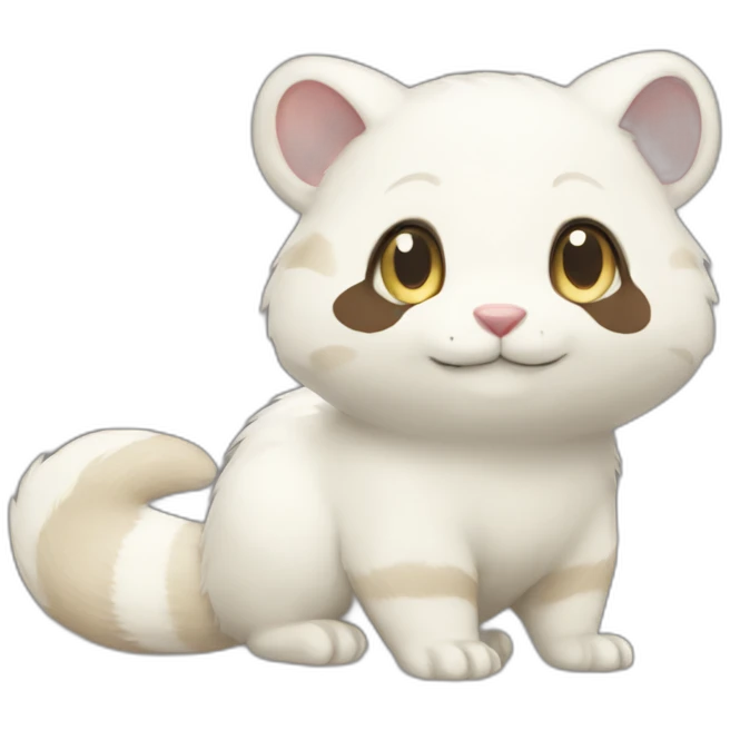 White Furret emoji