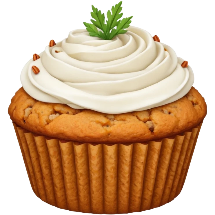 carrot cake muffins  emoji